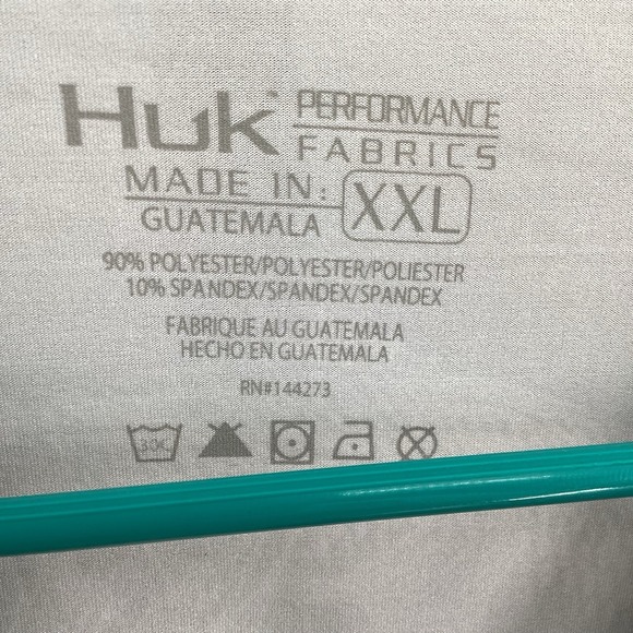 Men's HUK Long Sleeved Wicking Performance Fishing Tee 2XL - Picture 6 of 8